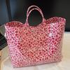 Neue lässige Retro-Mode-Schultertasche mit Leopardenmuster, einfache Tragetasche, Tasche mit großem Fassungsvermögen