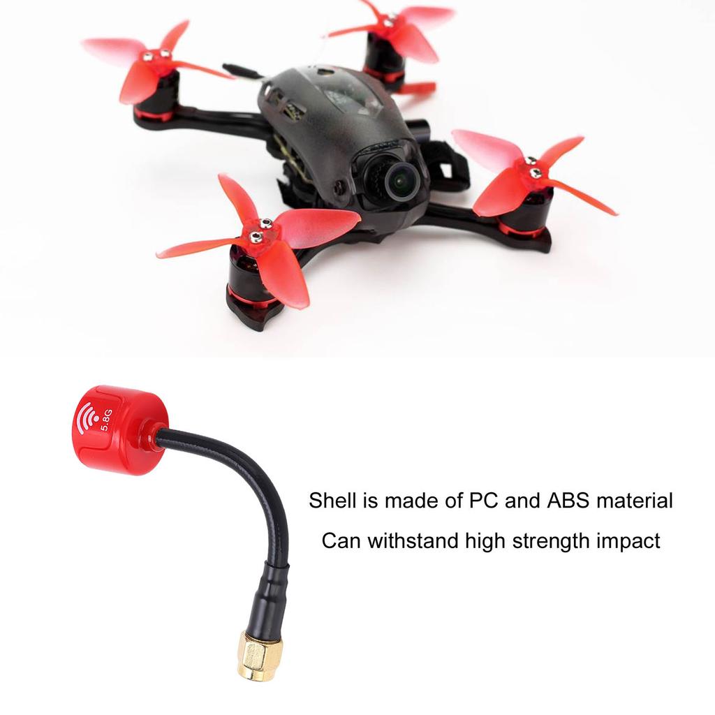 5.8Ghz 2.5dBi RHCP High Gain   with SMA Connector Plug 85mm for RC   Racing Drone