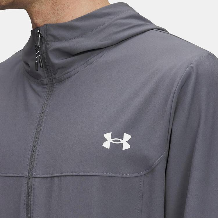 Under Armour Jackets Men's Gray Hooded Moderate Other 6004967-025