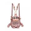 Womens Multi-functional Fashion Sequins Backpack Cute Cartoon Chest Bag Daily Use
