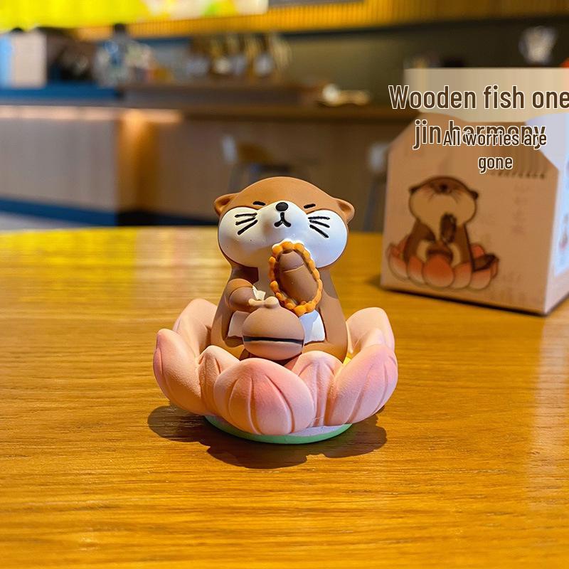 Zen Lotus Series: Cartoon Creative Desk and Car Ornament