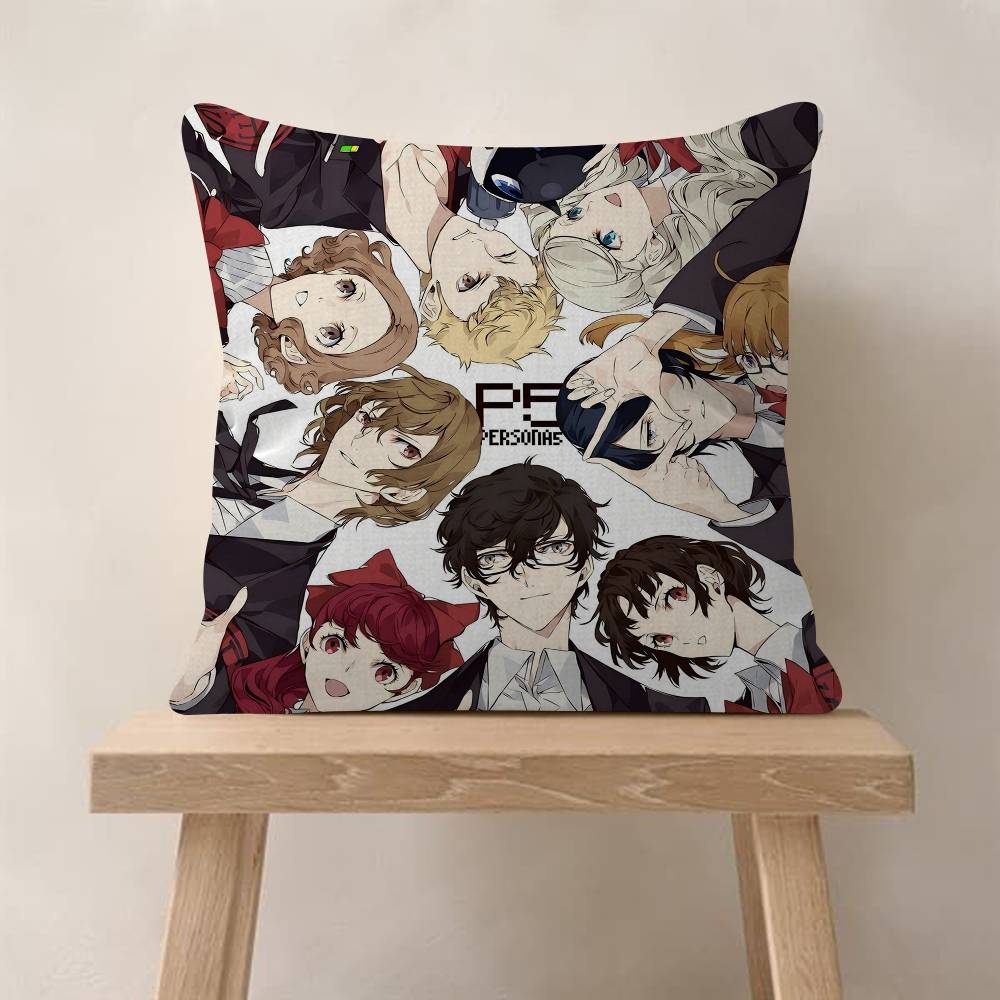 Game PPersonas 5 Personalized Pillow Dust Cover Bedroom Kids Party Decoration Pillowcase Birthday Children Gift