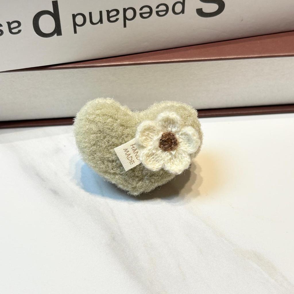 Korean Style Cute Big Ear Rabbit & Bear Plush Cartoon Brooch Hair Accessories for Autumn/Winter