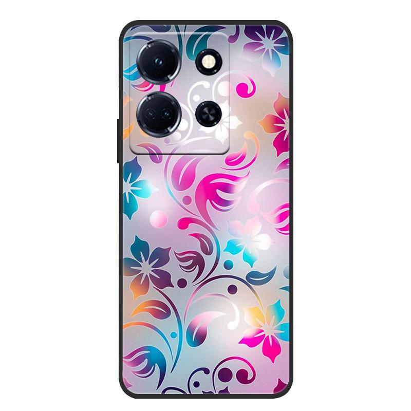 Schutzhülle aus weichem, mattem Silikon in Marmoroptik für Infinix Note 30 4G, passend für Infinix Note 30 Pro, 30i und 30 VIP – Rundumschutz