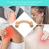 Wooden Round Roller 4 Wheels Waist Back Massager To Lose Weight To Eliminate Cellulite And Shape Wooden Stick Home