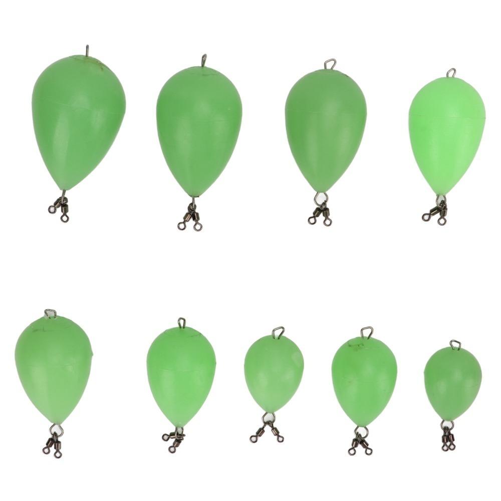 Luminous Fishing Float PP Fish Float Portable Night Fishing Float Night Fishing 9PCS