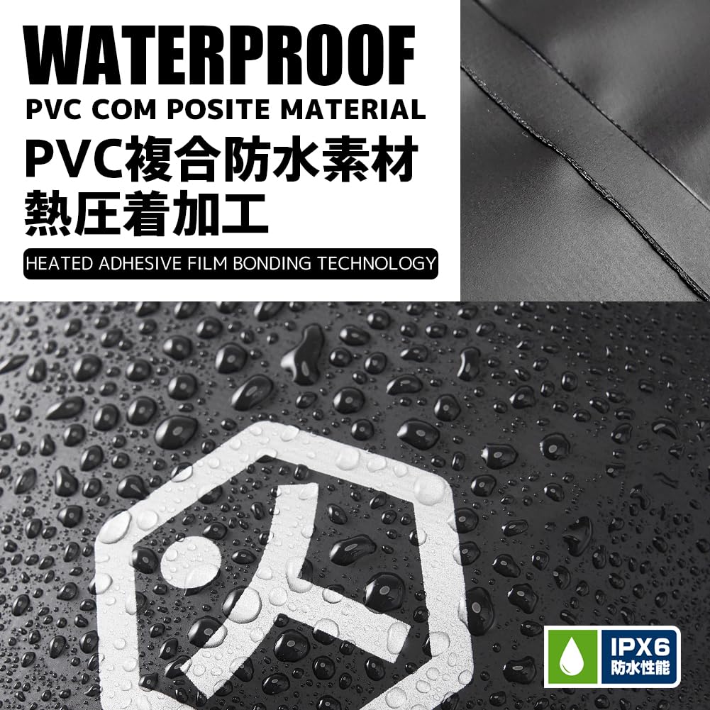 Waterproof Bag Rucksack Dry Bag Tarpaulin Back Cushion Sports Bag 30L Outdoor Large Capacity Unisex [TaoTech] (White, 30L)