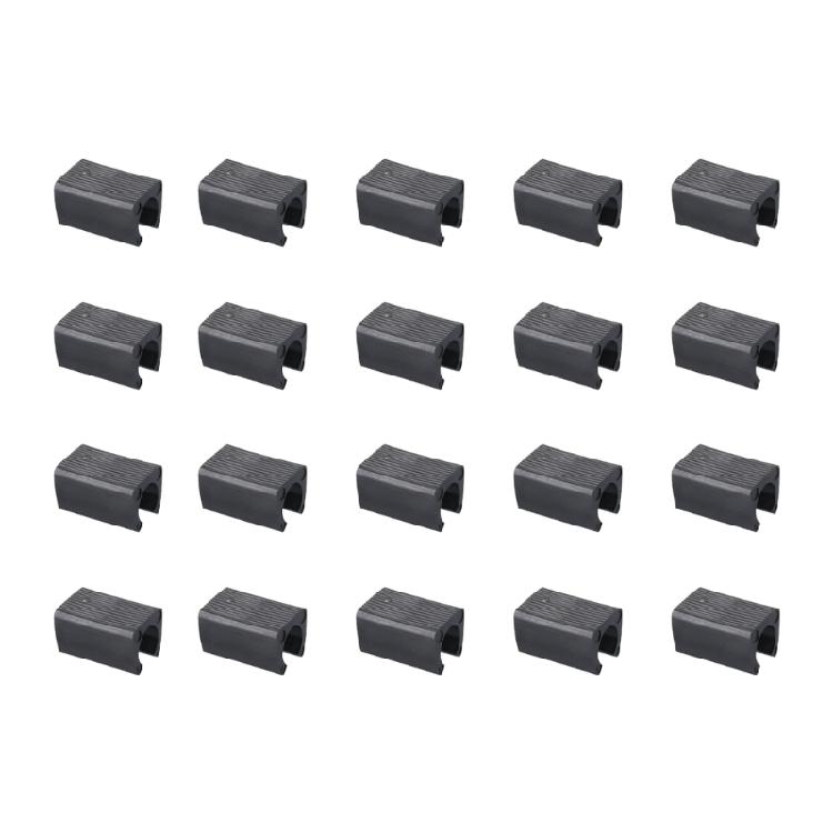 UShaped Tube Sleeve Tube Clamp Floor Protectors Plastic for Foot Covers 20/40pc