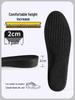 Women's 5 cm Invisible Height-Increasing Insoles for Long Boots, Arch Support to Prevent Tired Feet.