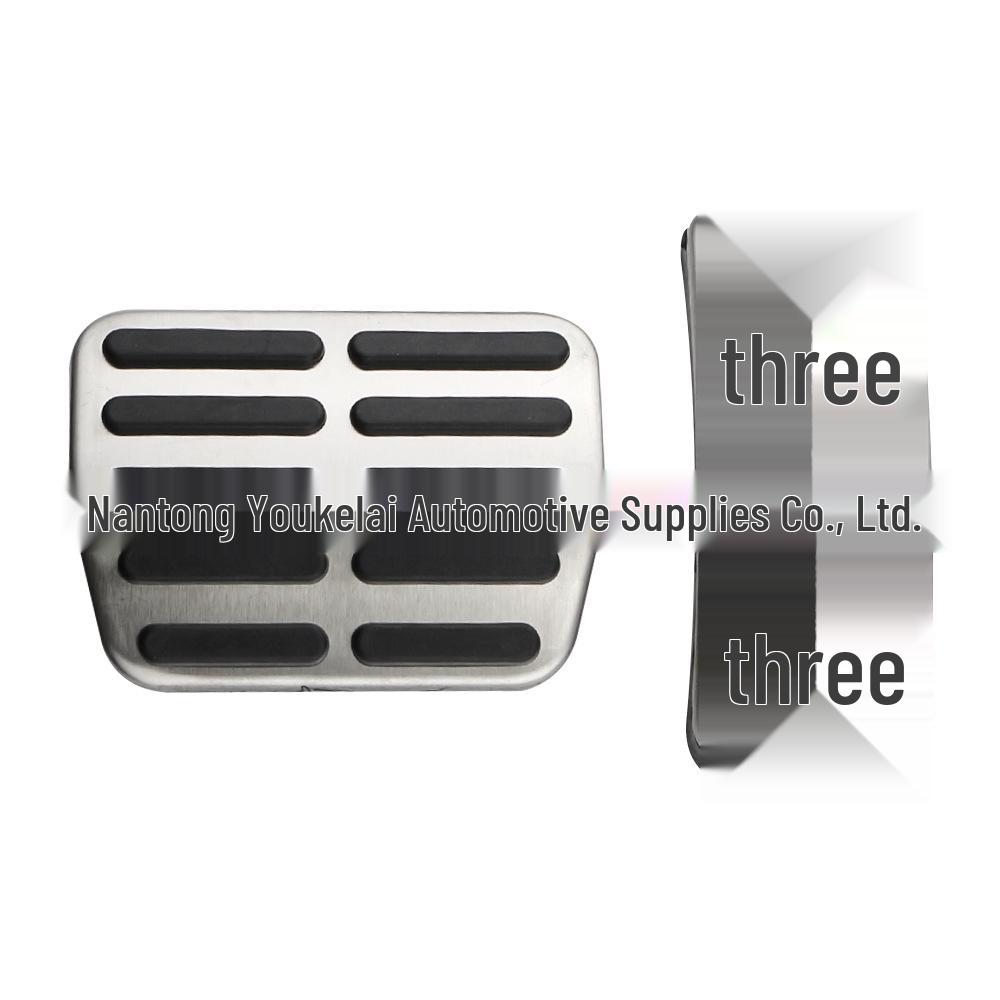 Stainless Steel Pedal Covers for Volkswagen Bora, Jetta, Lavida, Santana, Polo, Golf 4 - Accelerator & Brake