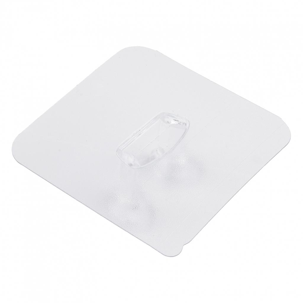 1 X Transparent Strong Sticky Wall Hanging Nail-free Hook Kitchen Bathroom Parts