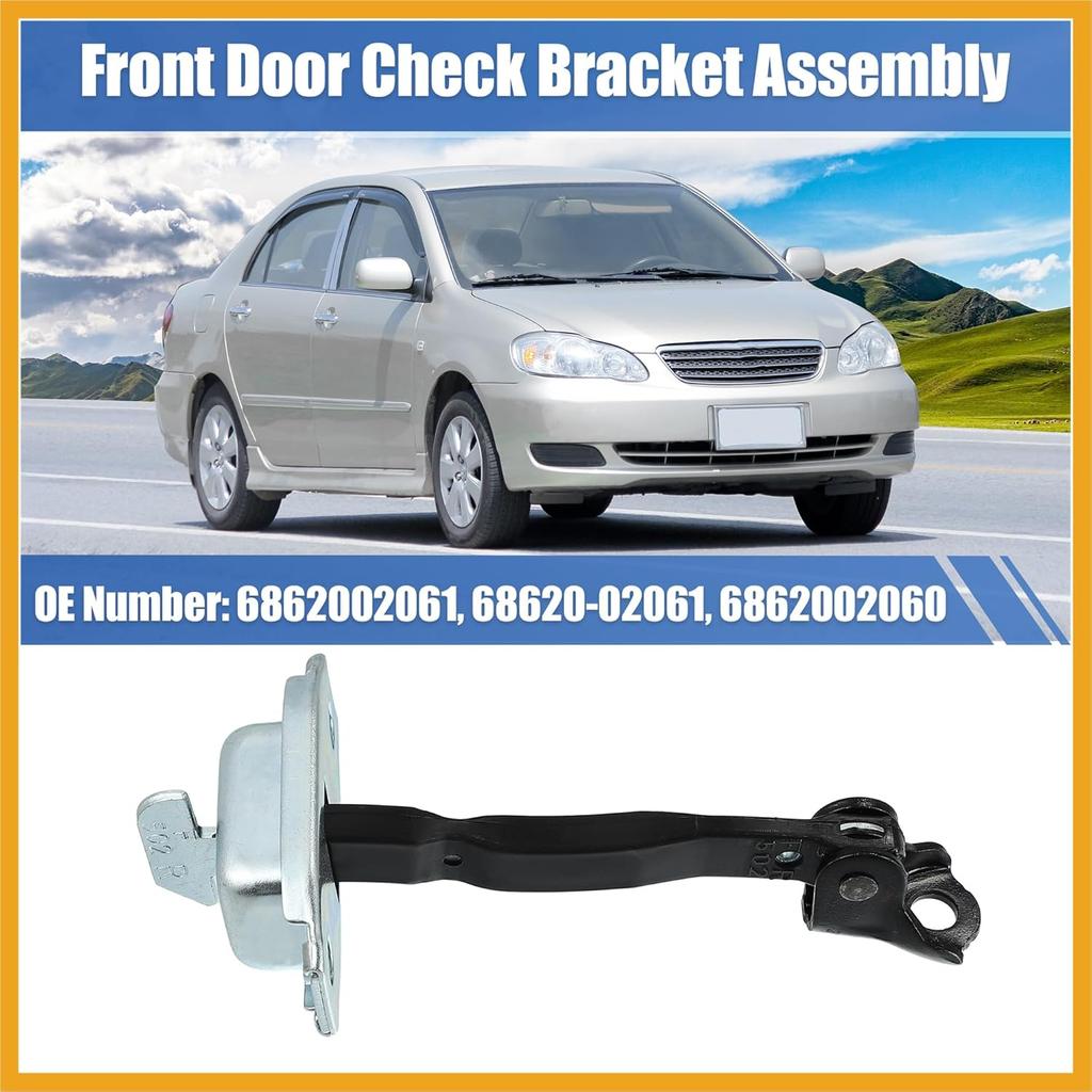 Front Left Door Check Stop Strap Limiter Door Check Arm Assembly 68620-02061 for Toyota Prius for Toyota Corolla Matrix LH Driver Side Door Stopper