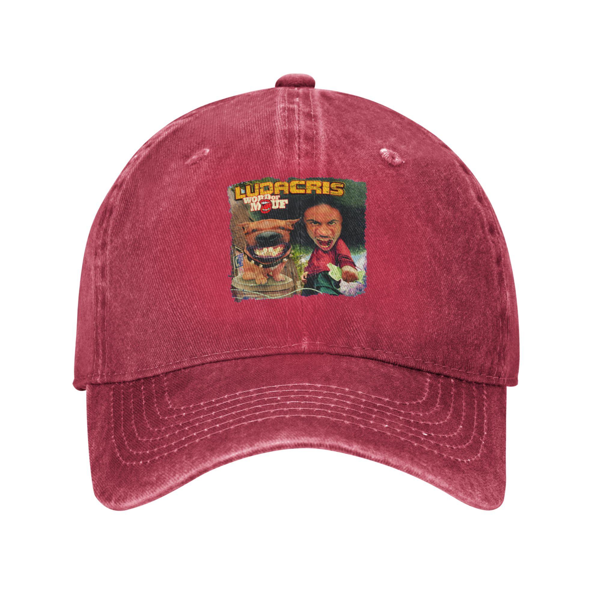 Ludacris  Word Of Mouf Album  City Roaming Baseball cap Friendly For Large Head Circumference Couple Outfits Denim Dad Hat One Size