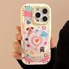 Dopamine Love Puppy for IPhone 16 Phone Case for IPhone 17 Mirror Stand 15promax