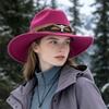 Bull Skull Fedora Hat Dress Up Topper Hat Vintage Western Cowboy Hat  Stage Performance