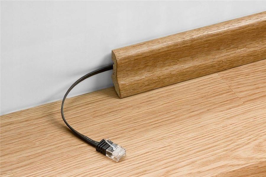 Patchcord LogiLink CF2073U CAT.6 U/UTP 5 m, płaski, czarny