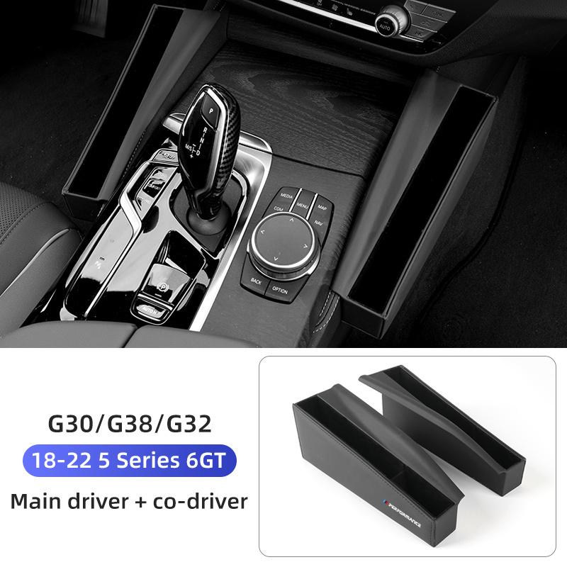 2025 Hot For BMW 5 Series 6GT G30 G38 G32 Car Central Storage Box Glasses Phone Holder Auto Seat Side Organizer Case Interior Ac