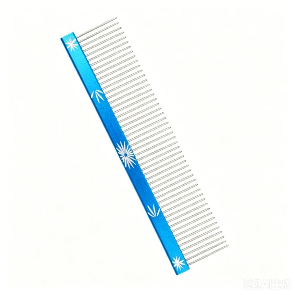 Dense Teeth Dog Comb Wide Teeth Cat Comb Skin Friendly Pet Comb Pet Grooming