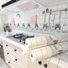 High-Temperature Resistant Oil-Proof Kitchen Stickers: Self-Adhesive Aluminum Foil for Stovetop, Cupboard, and Fume Wall Protection