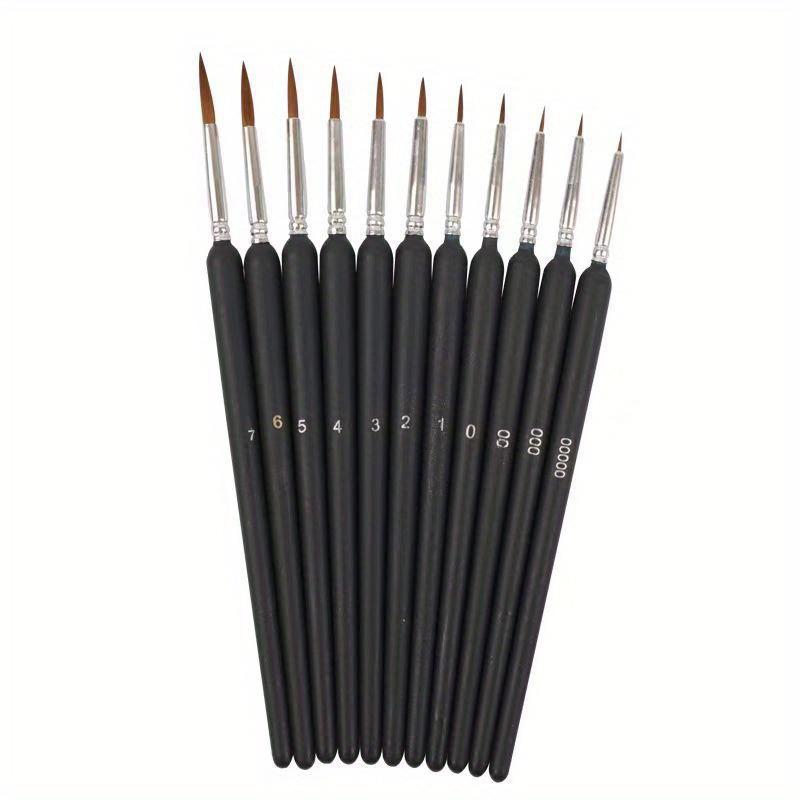 

Painting Brush Set - DIY Figure Painting Pens, Nylon Bristles,Suitable for Watercolor,Oil Painting,Acrylic Painting,Detail Brush