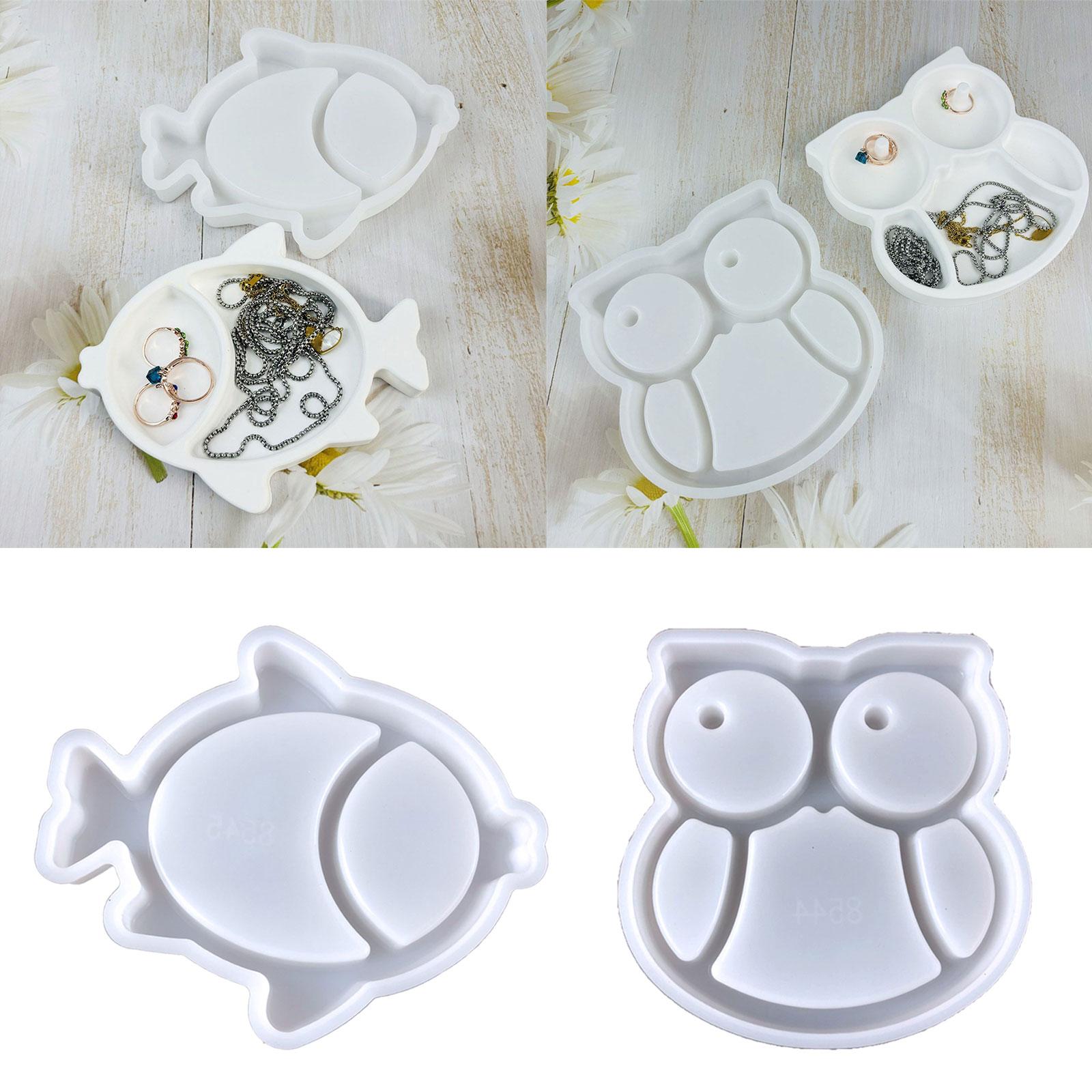 

Удобная форма для подноса для ювелирных изделий в форме рыбы, декоративные формы для подносов в форме рыбы, силиконовая форма, полимерная форма для Y энтузиастов A