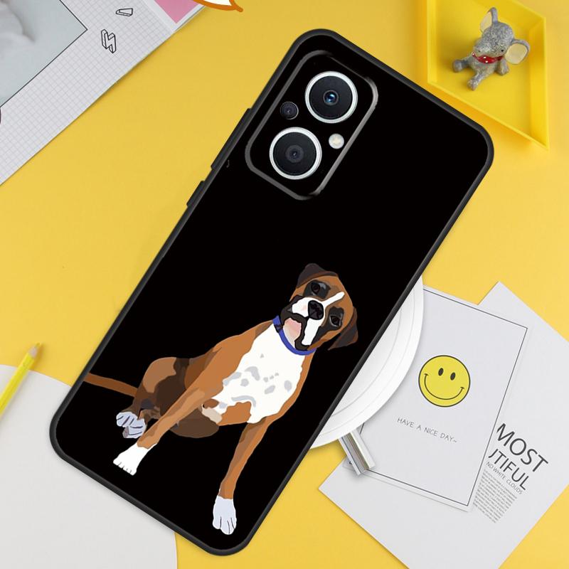 Boxer Hund Für OPPO Reno 8T 11F 12F 13F 14F 7 8 Lite 10 11 12 13 14 Pro OPPO Find X9 X8 X5 X6 Pro Hülle