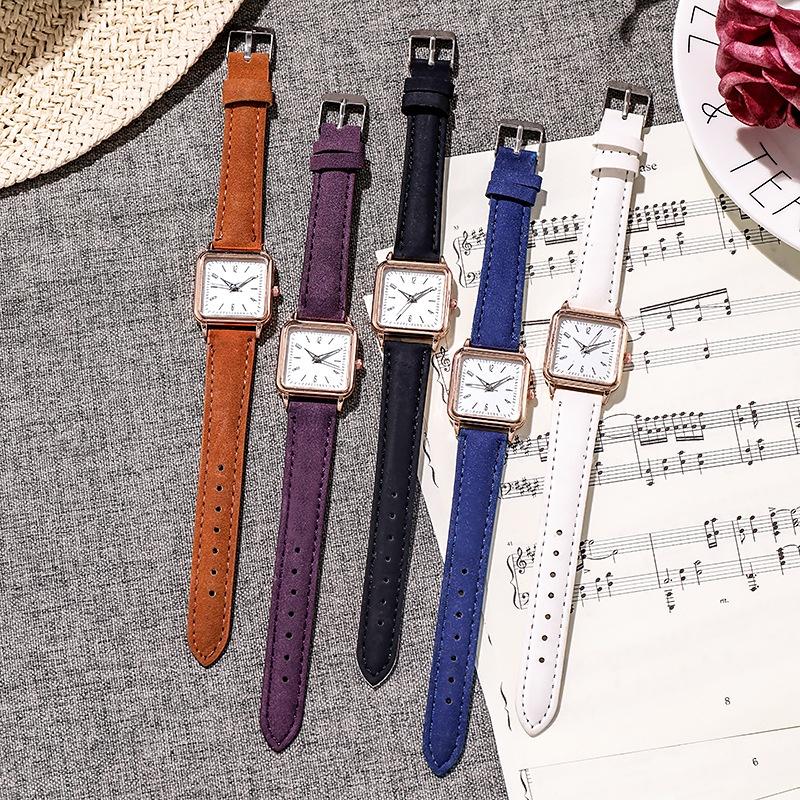 Women's Square Fashion Luminous Small Student Watch