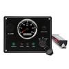 Marine Instrument Panel Multi Function 3000RPM Engine Speedometer Low Oil Pressure Water Temperature Alarm for RVs