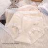 Women's Summer Cotton Jacquard Mid-Waist Seamless Panties with Antibacterial Crotch