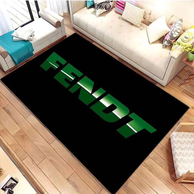 Tapis de sol pour tracteur agricole Fendt Tapis rectangulaire antidérapant avec impression de véhicule agricole Décoration de salon de fermier Tapis