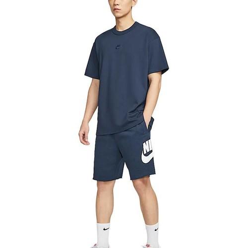 Nike Men's Casual Loose Fit Comfortable Short Sleeve T-Shirt In Obsidian