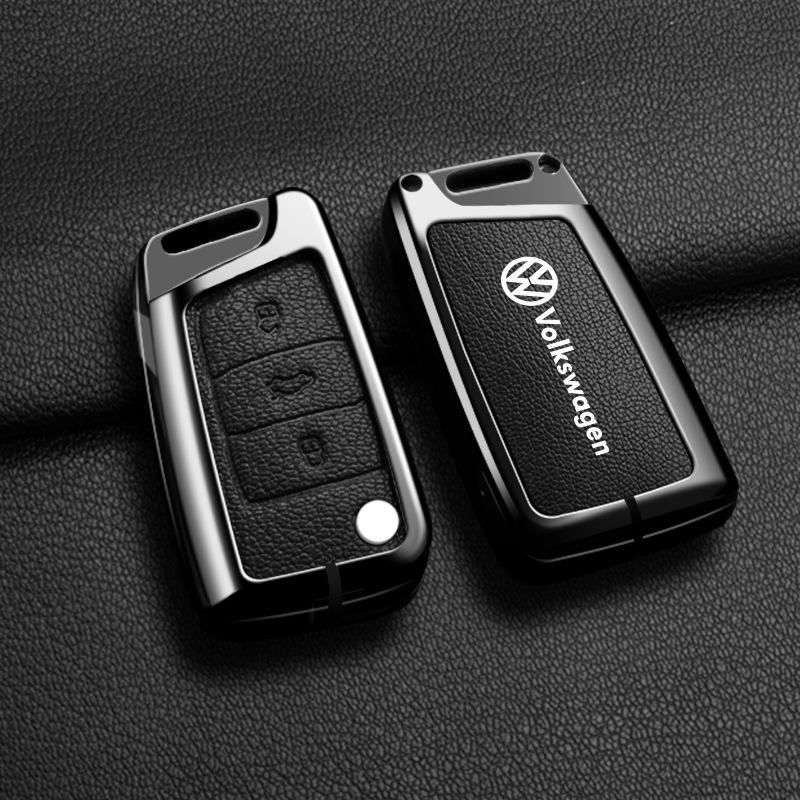 Volkswagen Car Key Case & Keychain for Lavida, Bora, Tiguan, Magotan, POLO, Passat – Cross-Border Compatibility