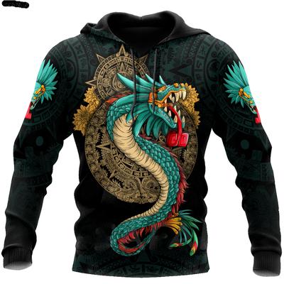 Tattoo Pattern 3D Over Printed Hoodie Man Women Unisex Outwear  Pullover Sweatshirt Casual