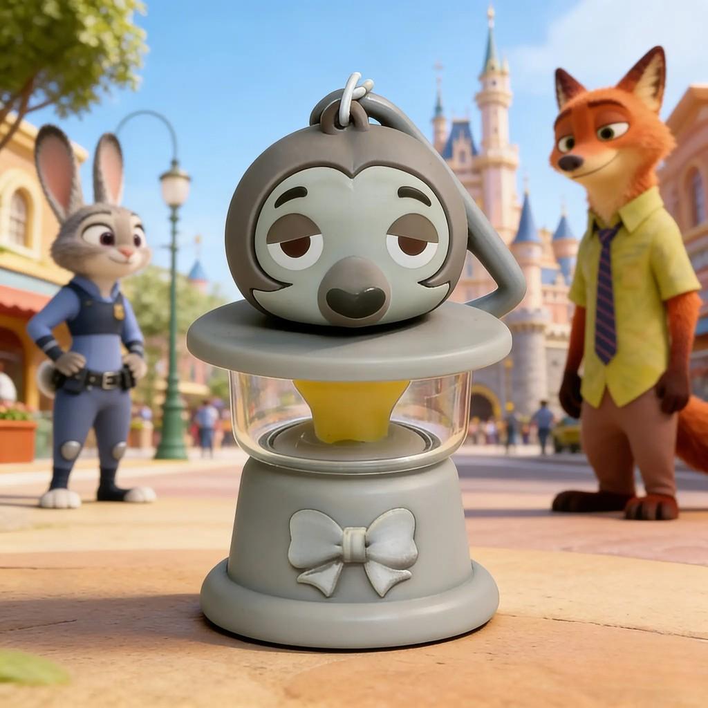 

Zootopia Judy Nick Finnick Benjamin Bogo Slothcity Lightup Keychain With 3d Plush Decor For Kids And Collectors Sloth
