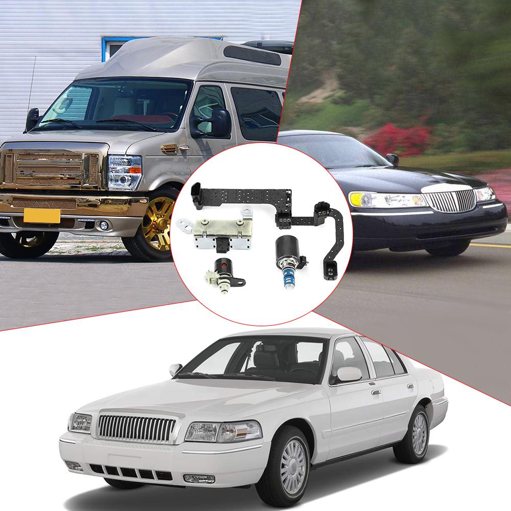 4 Stück Getriebe Magnetventil Satz Passend für Ford E150 E250 E350 F150 20052008 4R70W