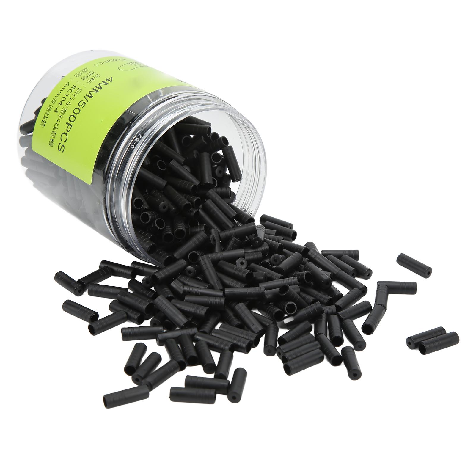 

500 шт. колпачков для тормозных тросов, пластиковый материал 4 мм, легкий вес, высокая прочность, более гибкий велосипед