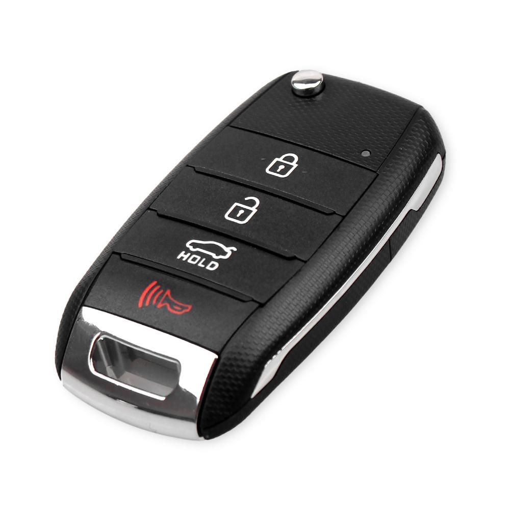 4 Buttons Flip Folding Remote Key Case Fob Housing Key Shell for KIA K3 Sorento Carens K5 K2 Cerato Forte