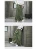 K008 Men's Corduroy Wide-Leg Retro Casual Pants - Loose Fit, Solid Color, Large Size