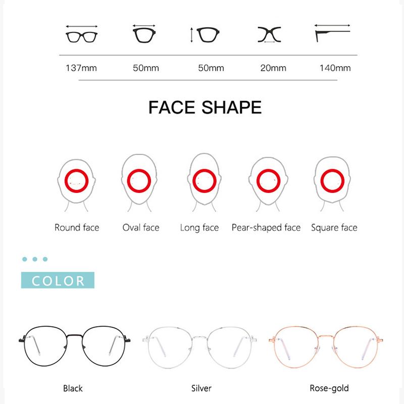 Little Daisy Anti-blue Light Metal Spectacle Frames For Myopia Glasses 7706