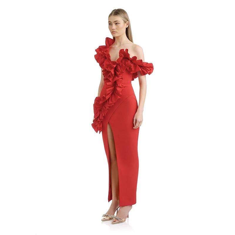 Annual Meeting Festive Bandage Evening Dress