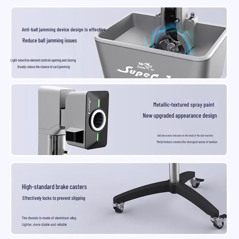 Double Fish Super 3rd Gen Automatic Table Tennis Robot Trainer