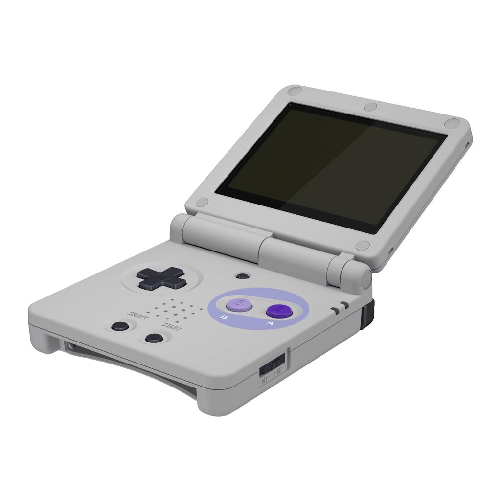 EXtremeRate Vlastní náhradní kryt pro IPS GBA SP Upgrade Retro design Kompatibilní s IPS i standardními LCD Displeji Konzole a obrazovka Ne