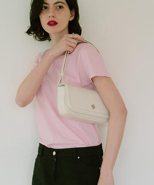 Heeari Peony Baguette Bag_Ivory