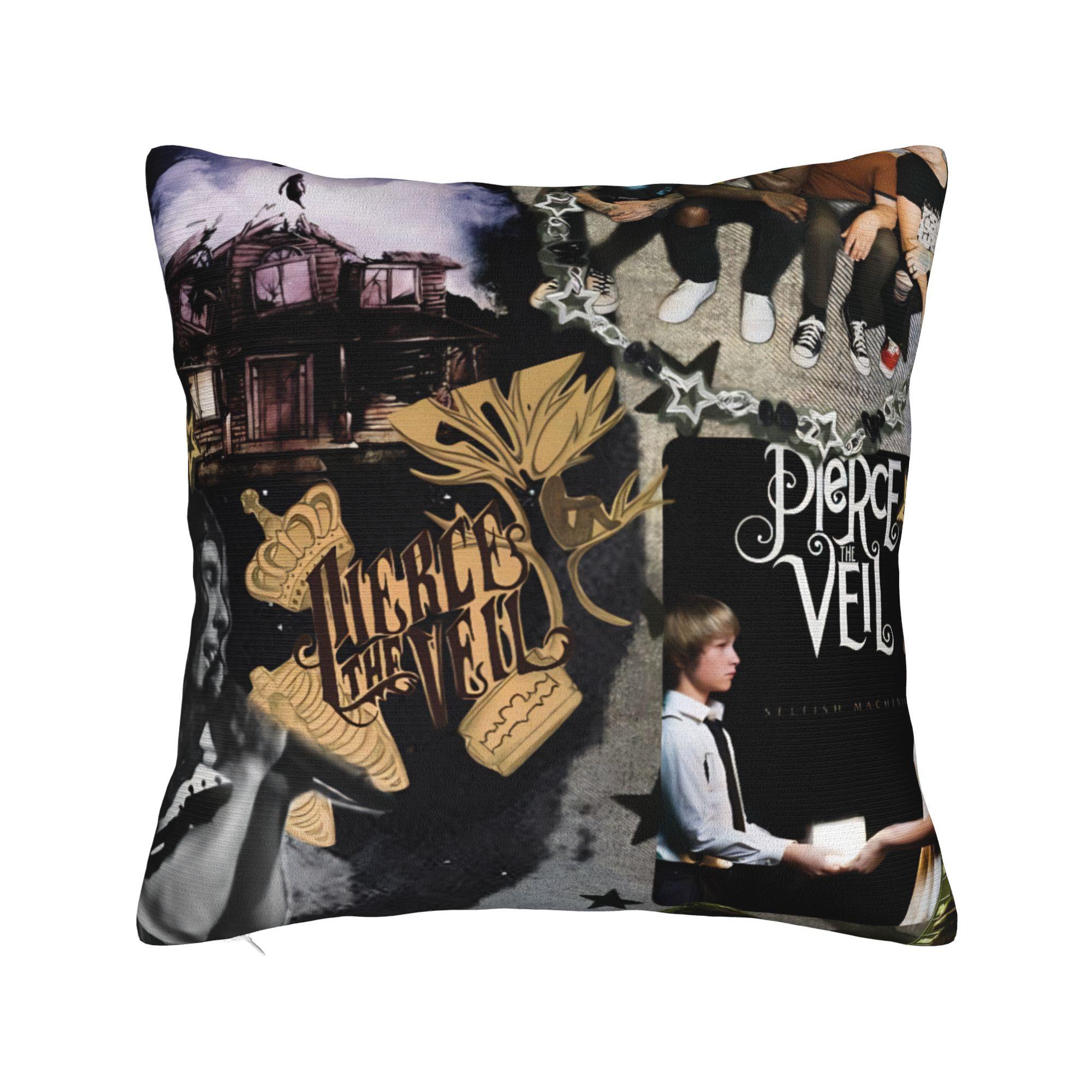 Pierce the Veils  Pillow Case  Morden Pillow Cover Square Pillowcases For Sofa Home Decoration 12x12Inch