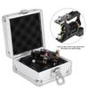 Aluminum Alloy Machine Case   Storage Box with Lock for Moving Coil Machines Electronics Silver 11X11X6Cm