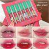 CAPPUVINI Limited Edition Holiday Red Lip Glaze – Watery Mirror Finish, Perfect Gift for Students