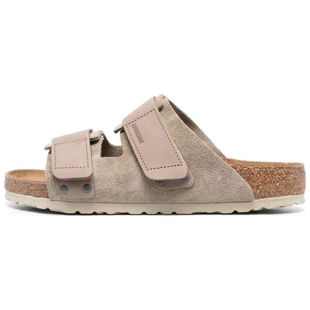 Birkenstock Uji Suede Sandal Taupe Unisex Sneakers Tan 1025690 44