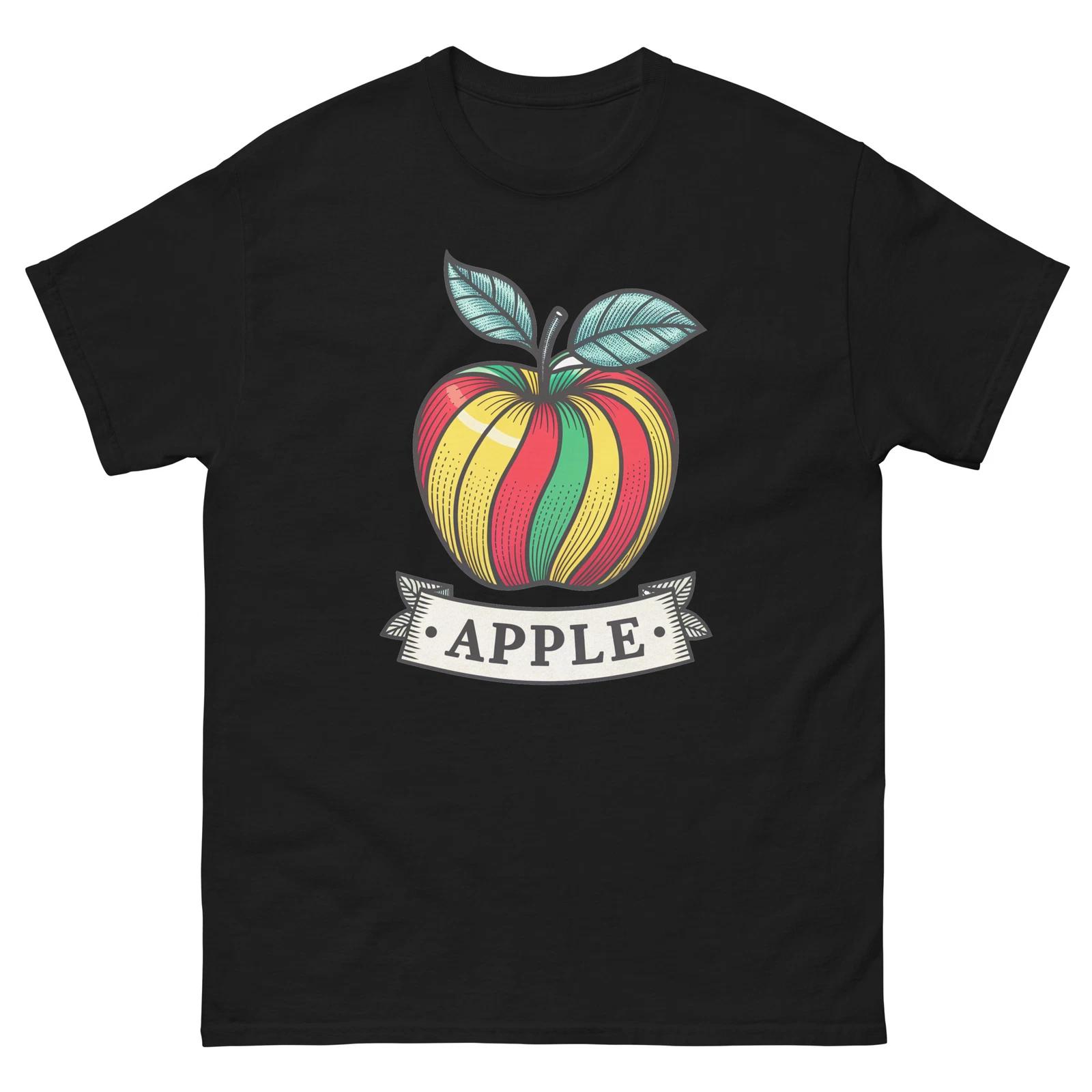 Apple Fruits Vegetables Fresh Food Groceries T-Shirt S