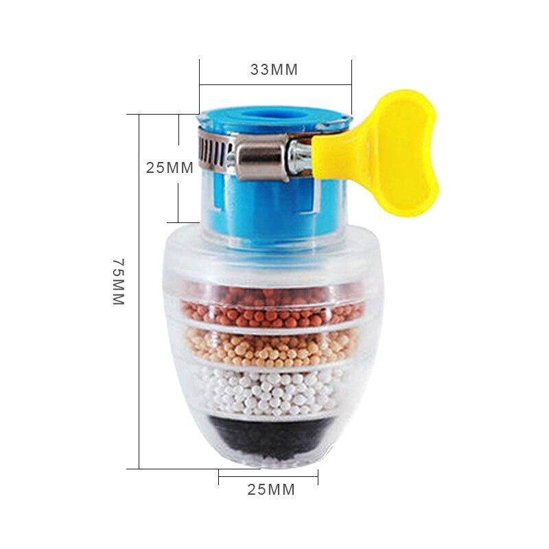 Purifier Tap Filter Water Saving Kitchen Faucet Bubbler Activated Carbon Filtration Shower Head Nozzle Cleaning Filter