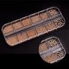 1 Set 12 Grids Nail Art Bead Kit with Storage Box 3D Nail Art Metal Caviar Beads DIY Manicure Design Decoration Charm Nail Accessories
